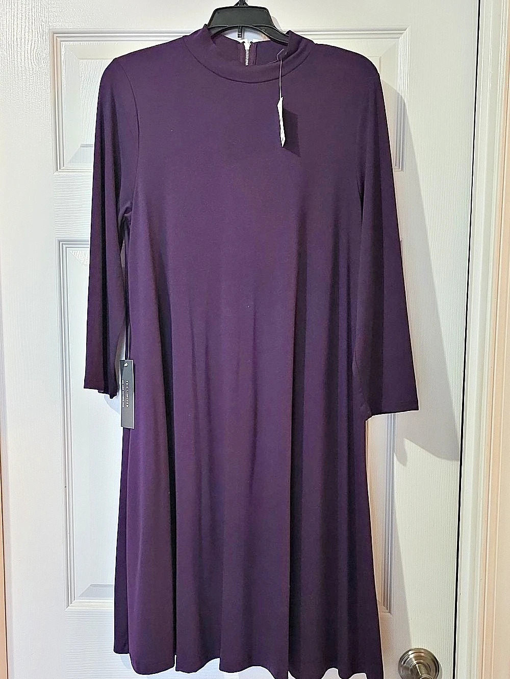 The Limited Purple Long Sleeve Maxi Dress NWT